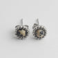 Elegant Stone Stud Earrings