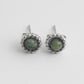 Elegant Stone Stud Earrings