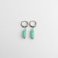 Toned Stone Bar Earrings