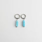 Toned Stone Bar Earrings