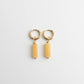 Toned Stone Bar Earrings