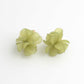 Gold Flower Hoop Earrings
