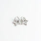 Toned Crystal Star Earrings