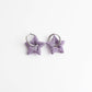 Toned Crystal Star Earrings
