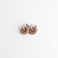 Crystal Circle Drop Earrings
