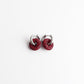 Crystal Circle Drop Earrings