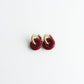 Crystal Circle Drop Earrings