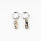Toned Stone Bar Earrings