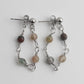 Lea Sleek Multiple Stone Stud Earrings