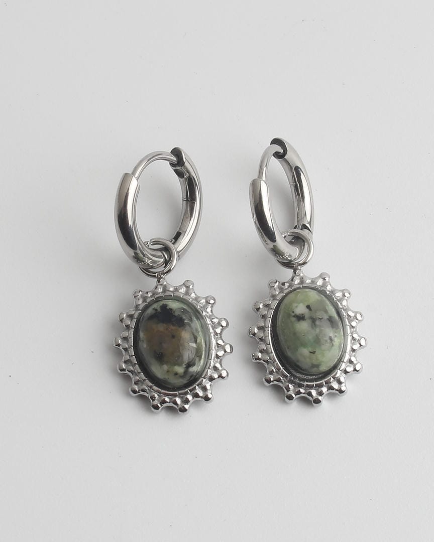 Jolie Earrings Natural Stone