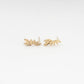 Vera Gorgeous Leaves Stud Earrings