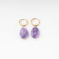 Lieze Elegant Timeless Stone Drop Earrings