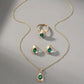 Luxury Emerald Stone Set