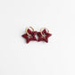 Toned Crystal Star Earrings