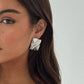 Timeless Silver Cube Statement Studs