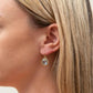 Vintage Blue Crystal Earrings