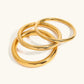 Vintage Smooth Gold Bangle