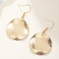 Simple Irregular Round Earrings