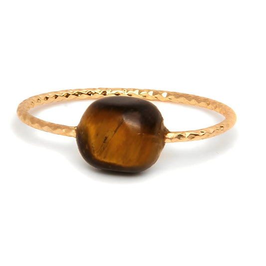 Thin Ring with Colorful Stones