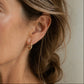 Refined Oval Hoop Earrings
