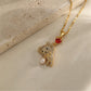 Heart Shaped Bear Pendant Necklace