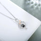 Heartfelt Paw Necklace with Infinity Charm