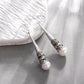 Vintage Pearl Talisman Drop Earrings
