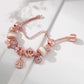 Rose Dream catcher Bracelet with Charms Included