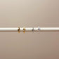Lightning Bolt Micro Hoops
