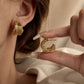 Interwoven Gold Hoop Earrings