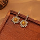 Radiant Sunflower Drop Earrings