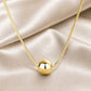 Beadball White Gold Necklace