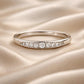 White Gold Micro Pave Zirconia Ring