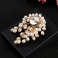 Luxury Pearl Cascade Brooch