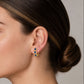 Timeless Sapphire Hoop Earrings