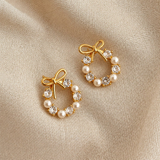 Bow Knot Stud Earrings