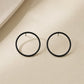 Refined Hollow Circle Earrings