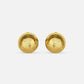 Elegant Gold Circle Earrings