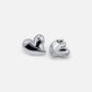 Classic Silver Heart Studs