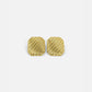 Dazzling Camilla Sculptural Gold Earrings