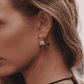 Silver Shiny Hoop Jewelry