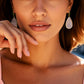 Polished Pear Shaped Dangle Earrings