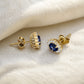 Regal Sapphire Stud Earrings