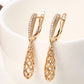 Majestic Sculpted Grid Accent Dangles