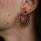 Gorgeous Half Sun Stud Earrings