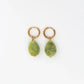 Lieze Elegant Timeless Stone Drop Earrings