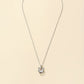 Adorable Moonstone Kitty Charm Necklace