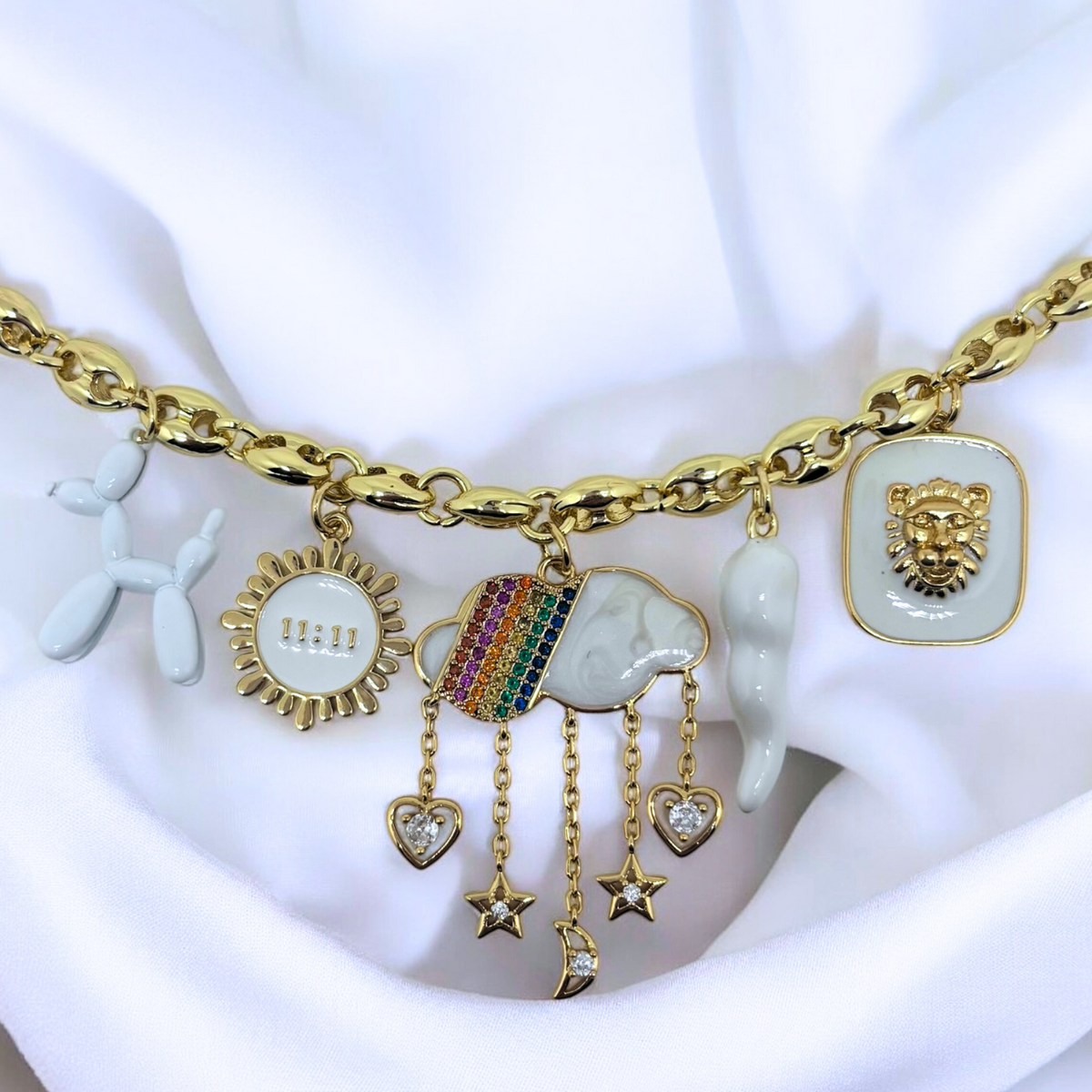 Rainbow Dust Necklace (Handmade & Limited Edition)