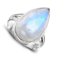 Teardrop Large Moonstone Ring