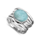 Chunky Aquamarine Wrap Ring